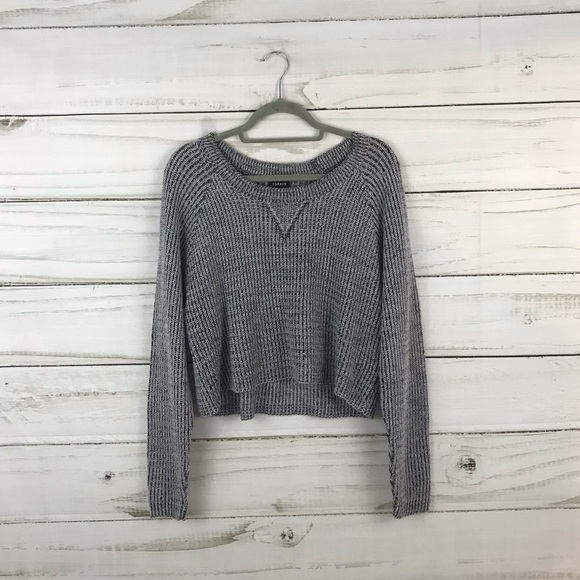 torrid Sweaters - Torrid Black White Sweater Crop Top Size 0X